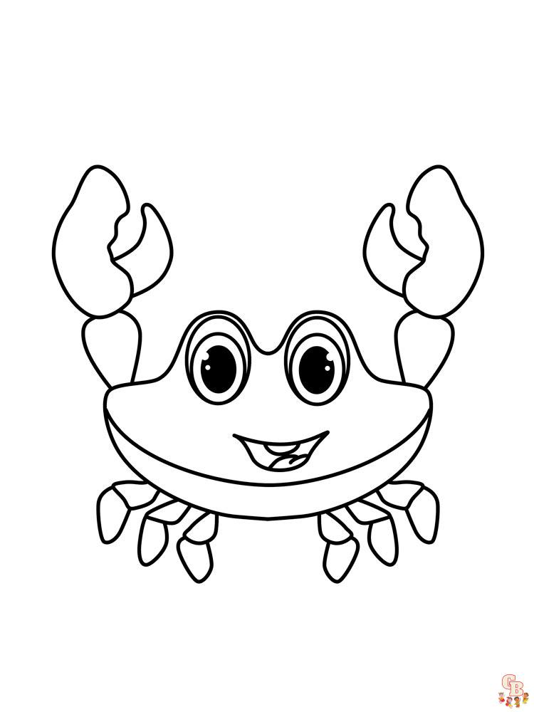 Coloriage crabes