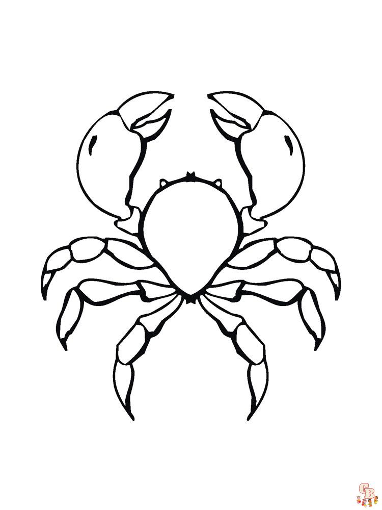 Coloriage crabes