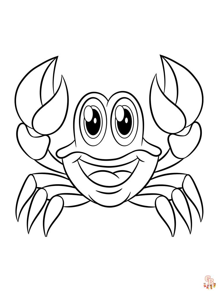 Coloriage crabes