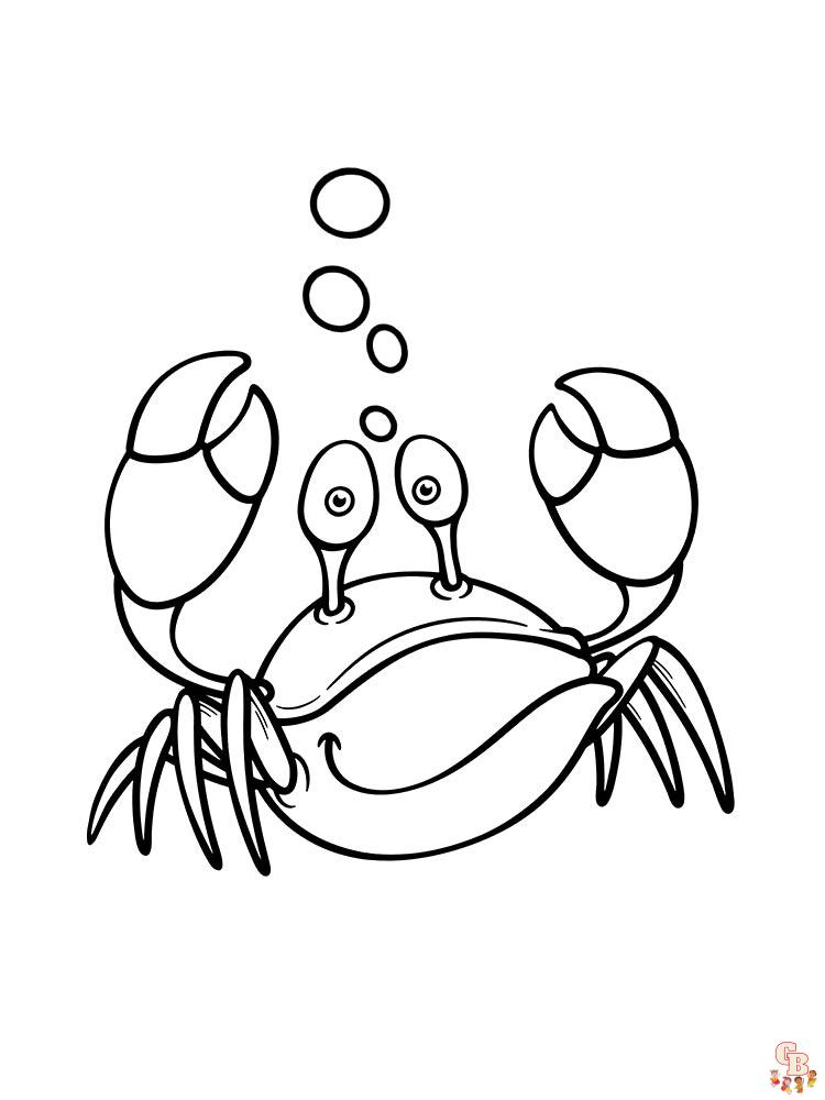 Coloriage crabes