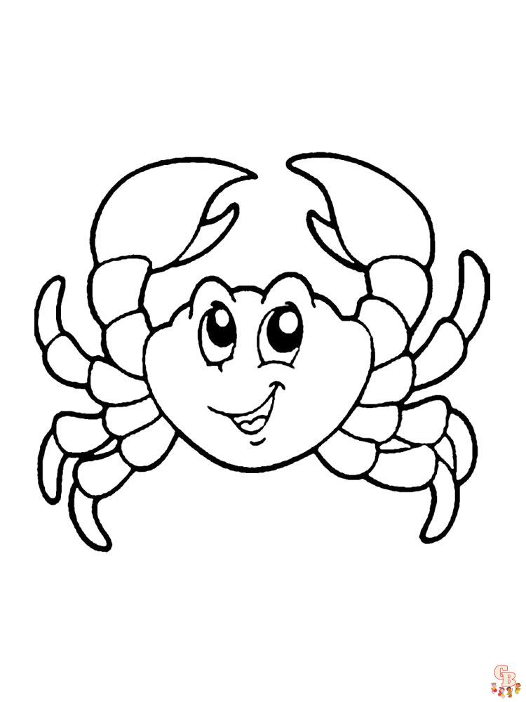 Coloriage crabes