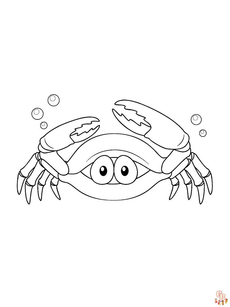 Coloriage crabes