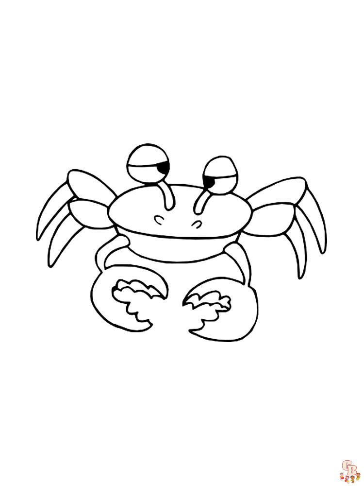 Coloriage crabes