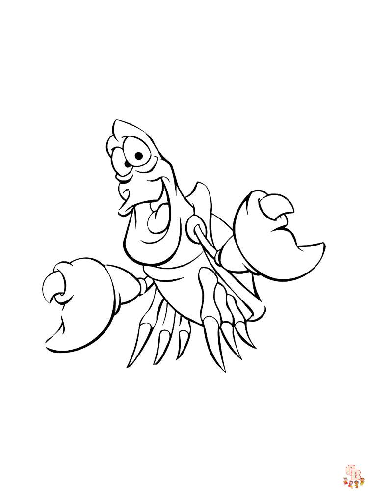 Coloriage crabes