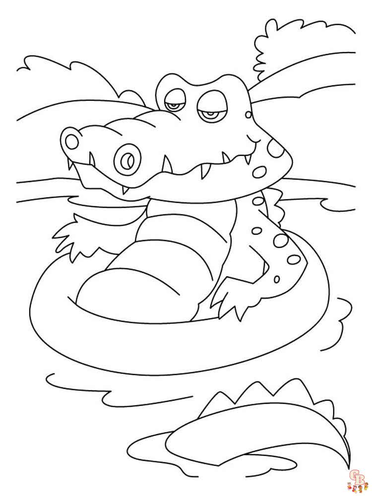 Coloriage crocodiles