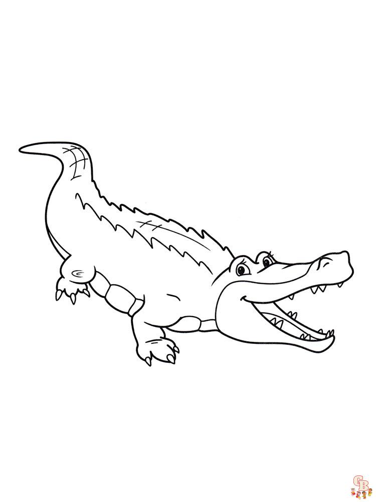 Coloriage crocodiles