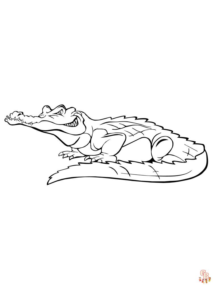 Coloriage crocodiles