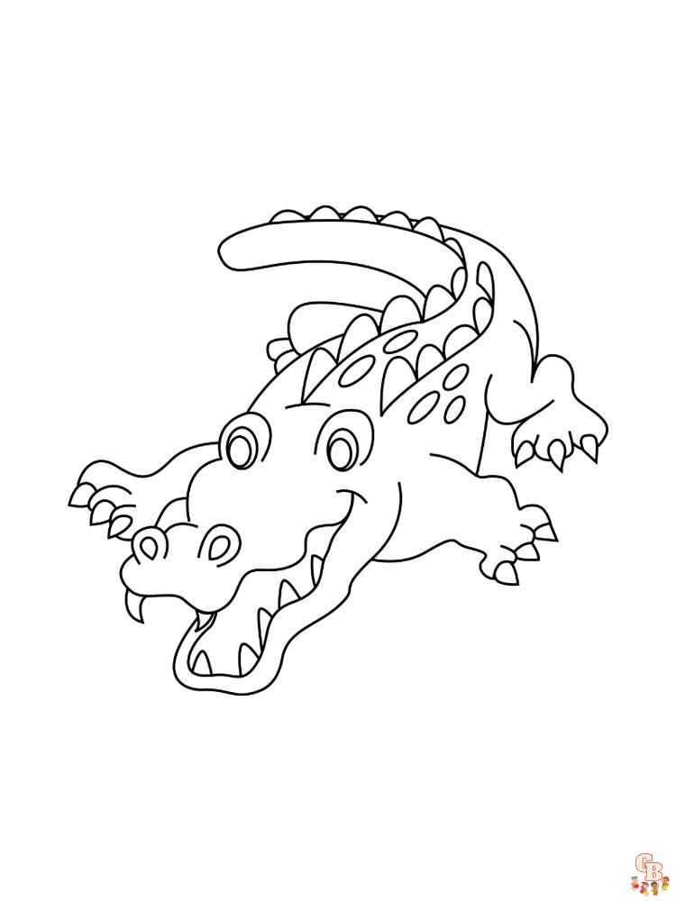 Coloriage crocodiles