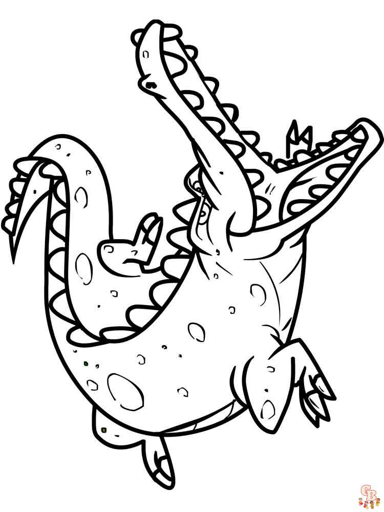 Coloriage crocodiles