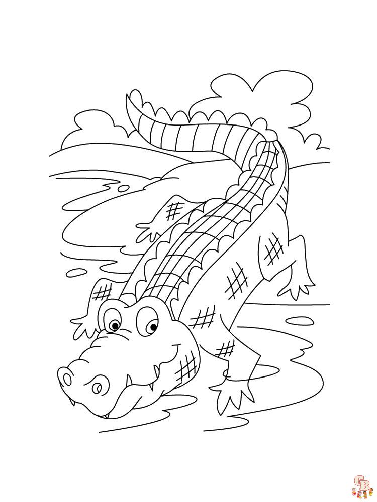 Coloriage crocodiles