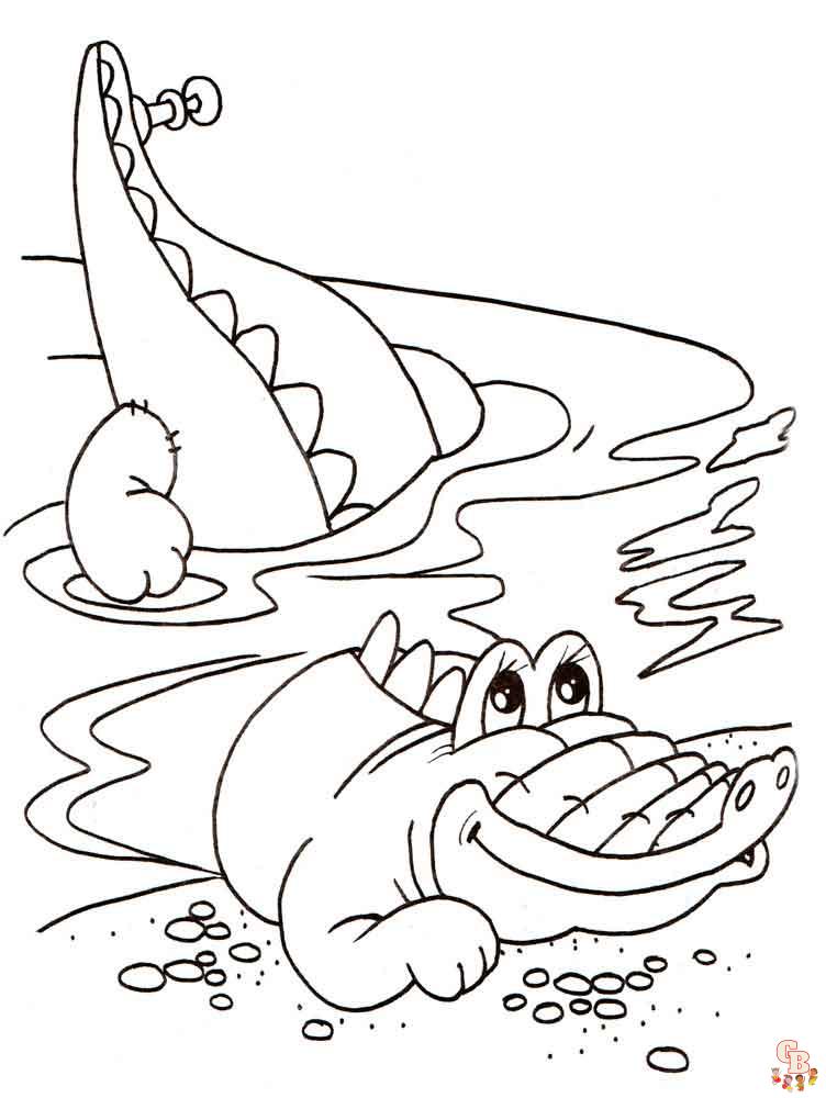 Coloriage crocodiles