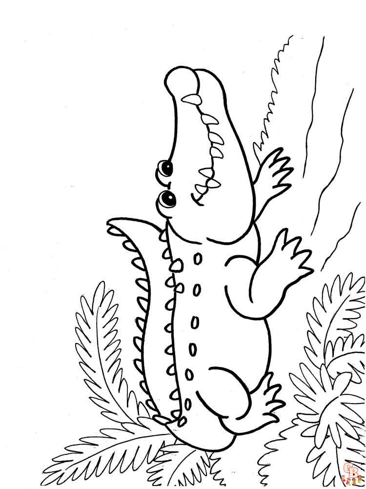 Coloriage crocodiles