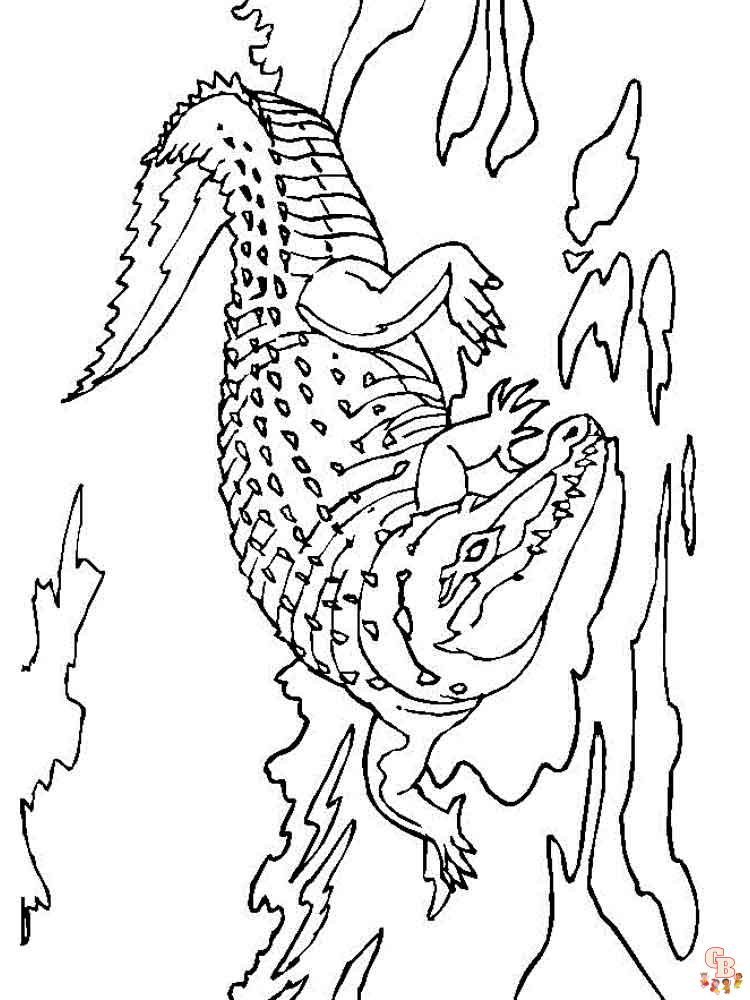 Coloriage crocodiles