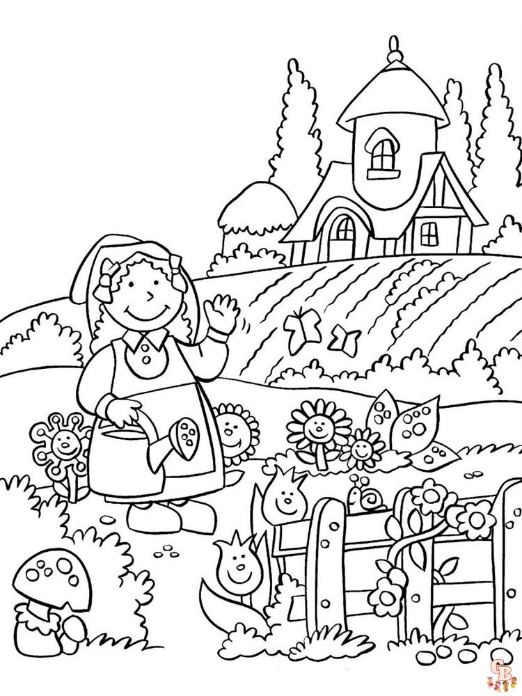 Coloriage ferme