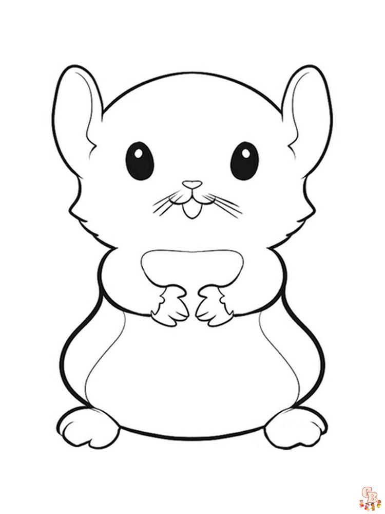 Coloriage hamster