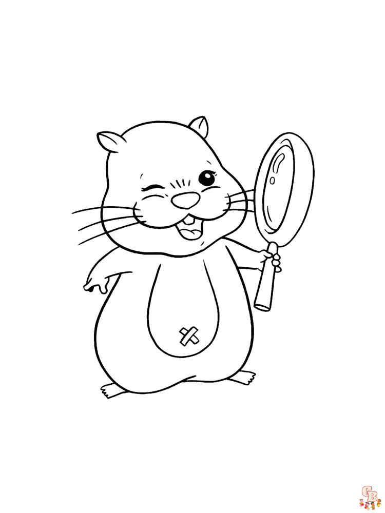 Coloriage hamster