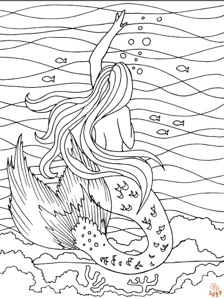 sirene Coloriage