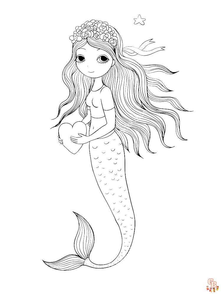 sirene Coloriage