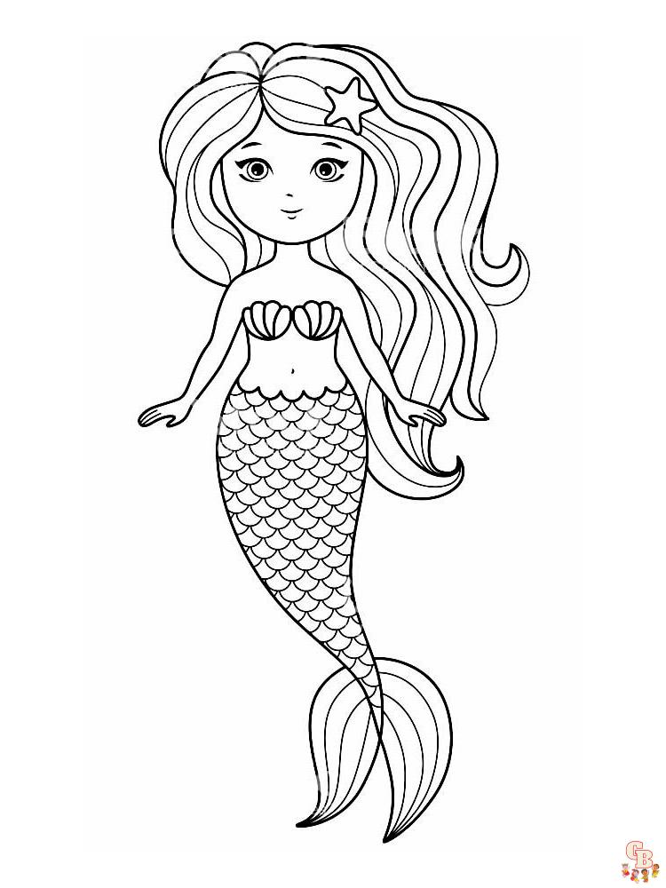 sirene Coloriage