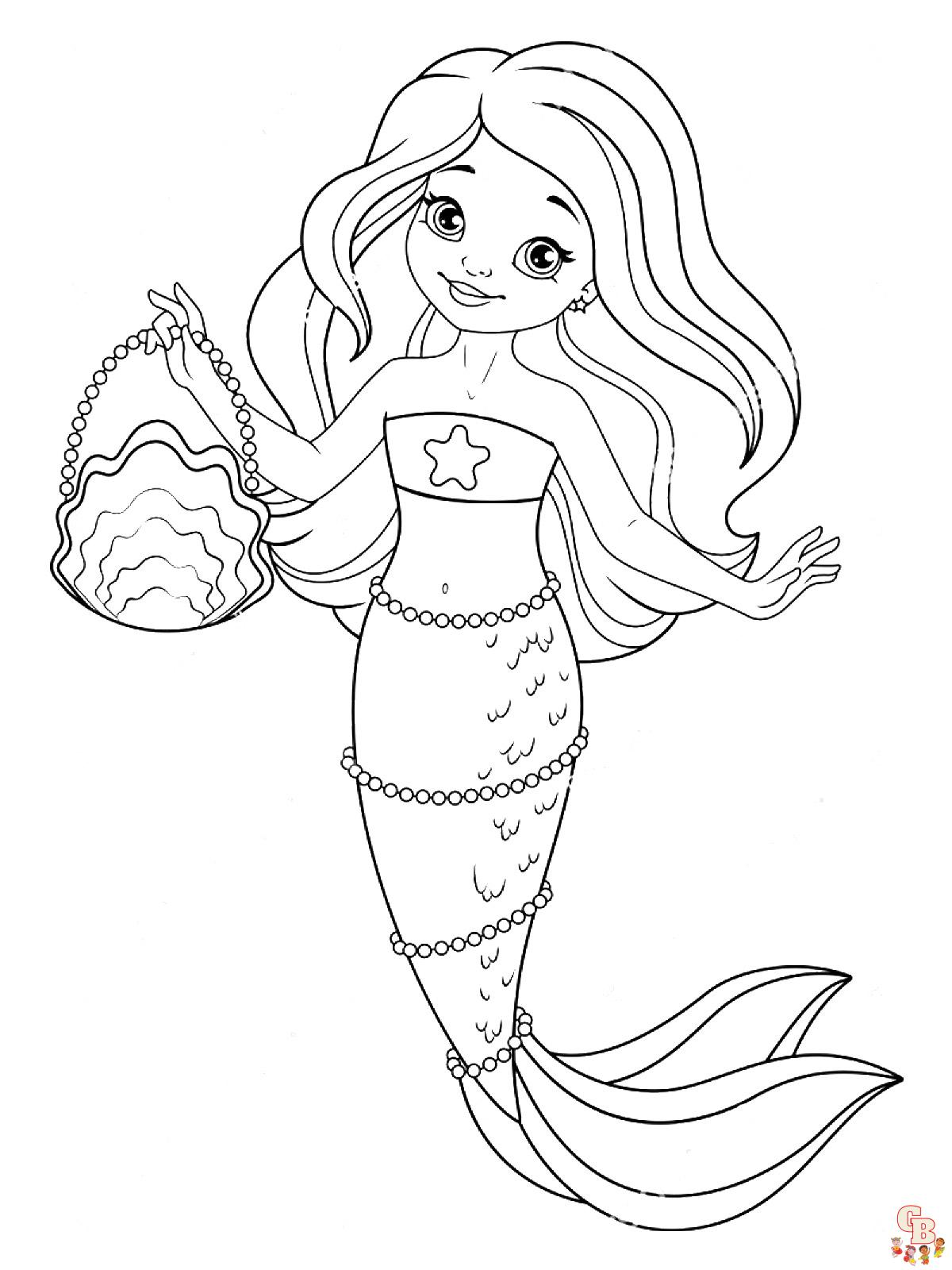 sirene Coloriage