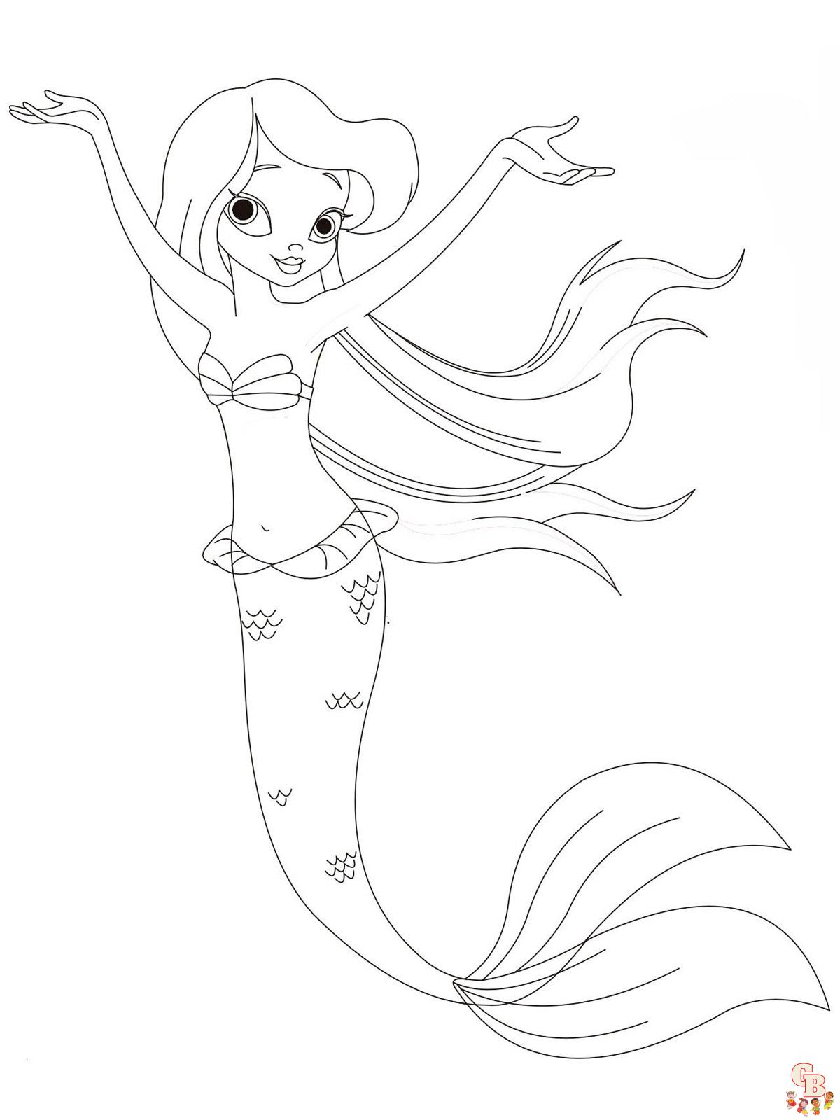 sirene Coloriage