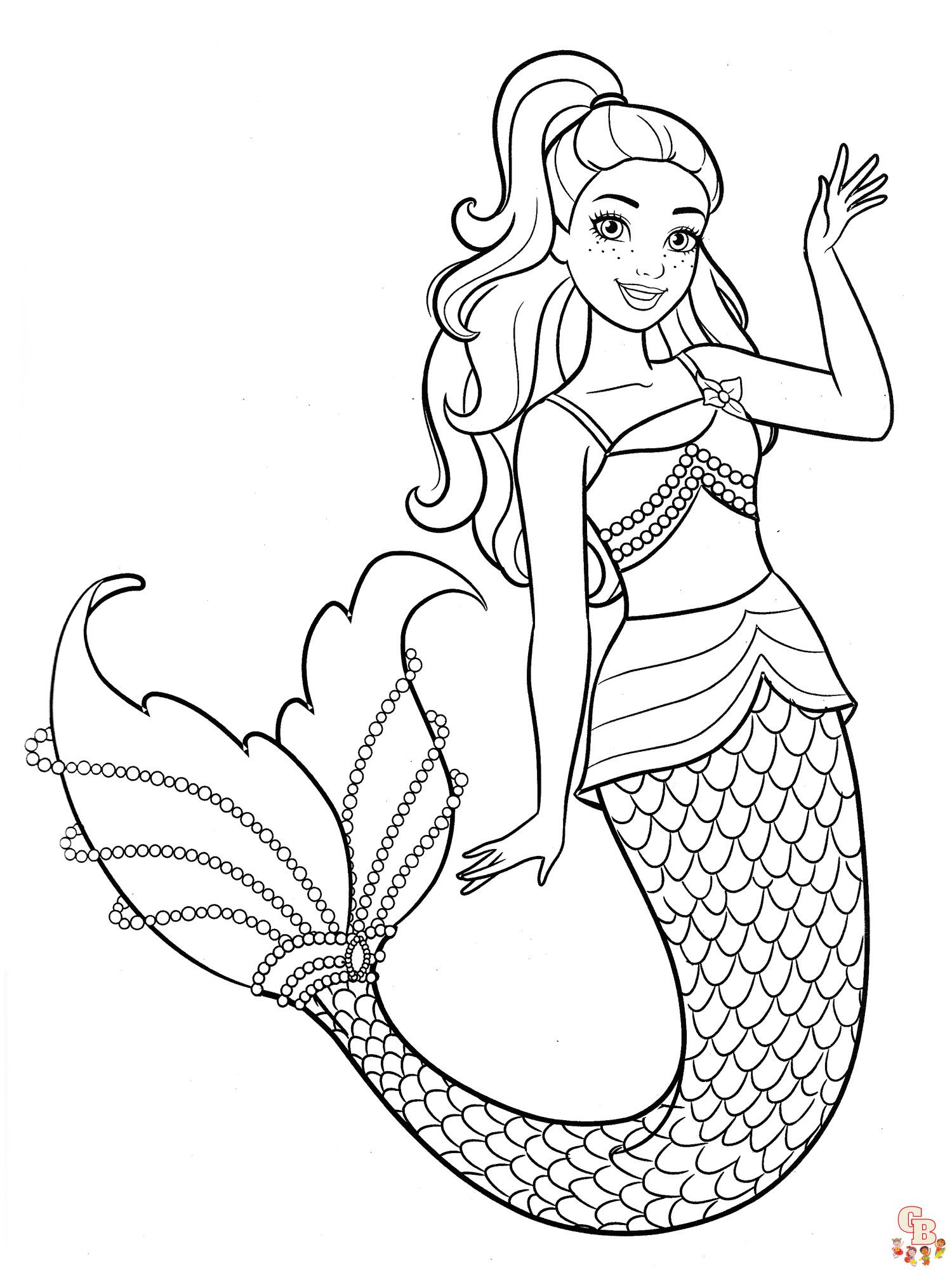 sirene Coloriage