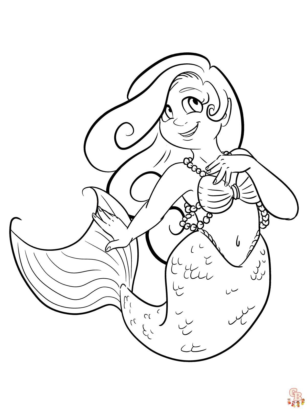 sirene Coloriage