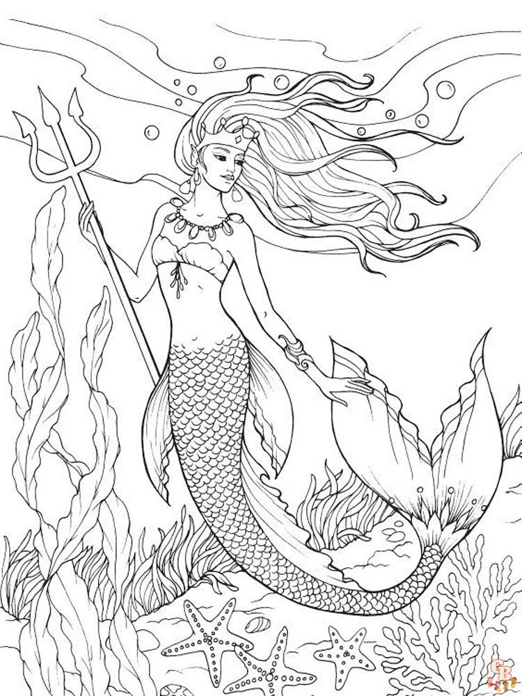 sirene Coloriage