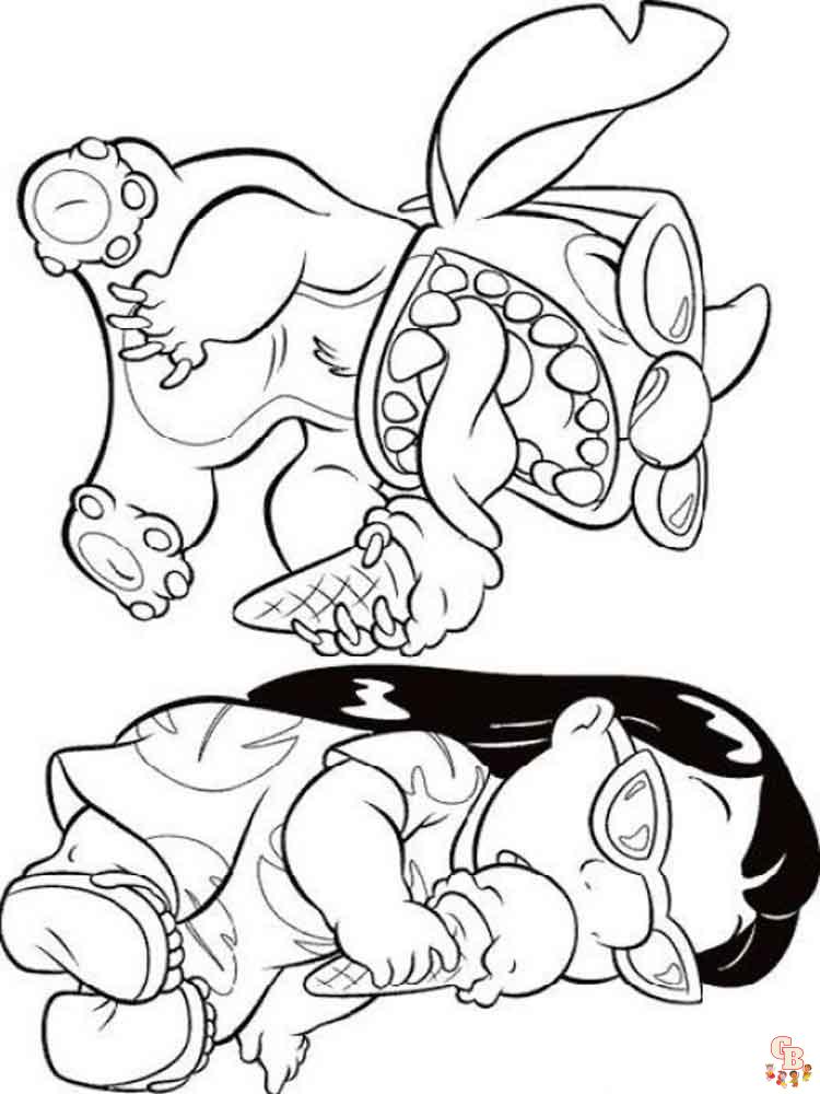 Stitch Coloriage