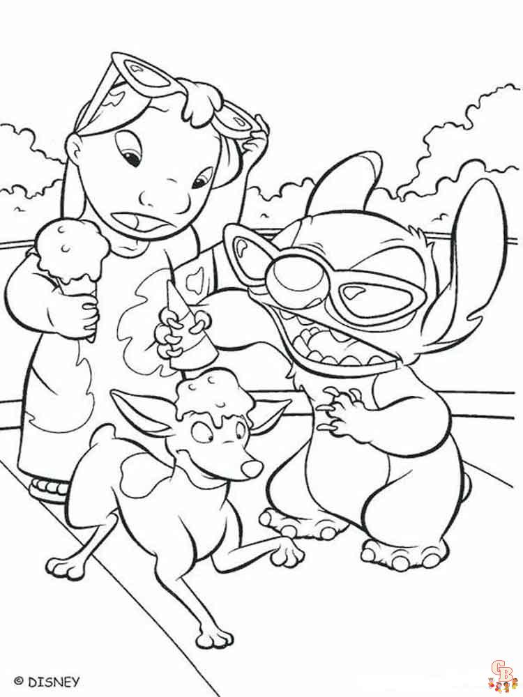 Stitch Coloriage