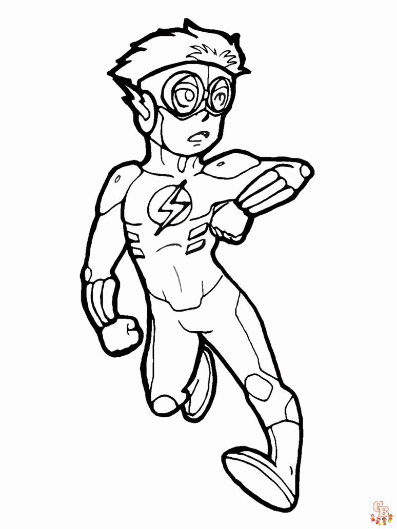 The Flash coloriage