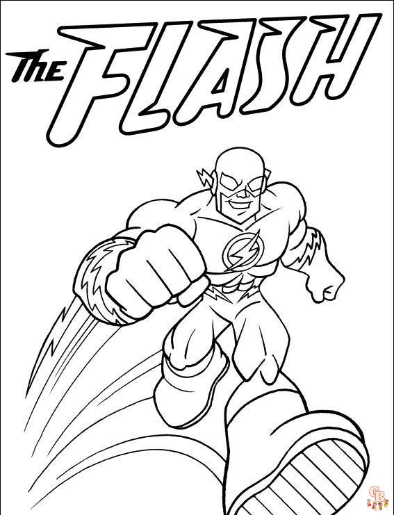 The Flash coloriage