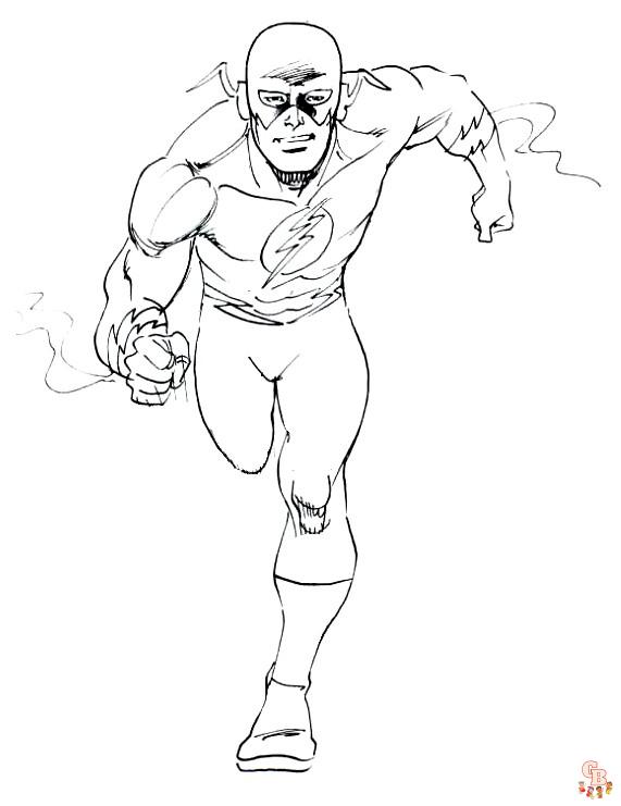 The Flash coloriage