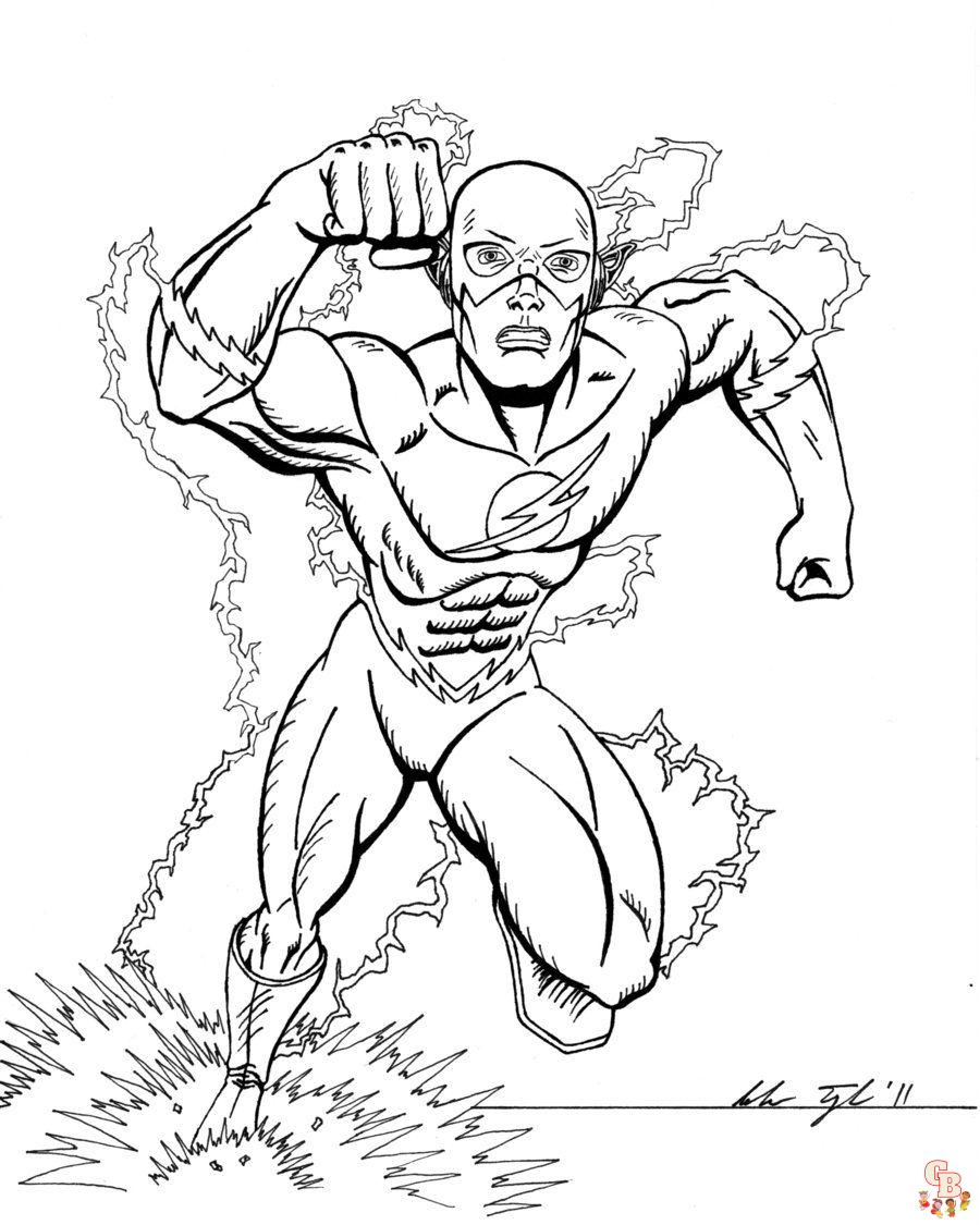 The Flash coloriage