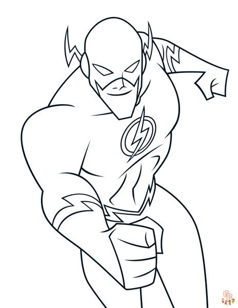 The Flash coloriage