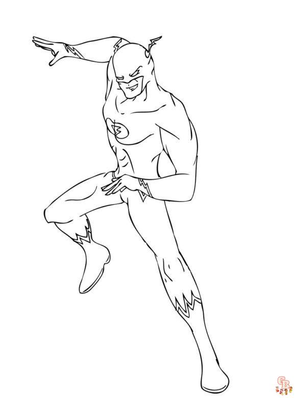 The Flash coloriage