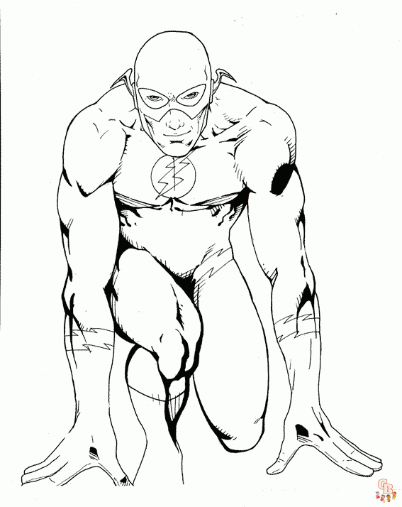 The Flash coloriage