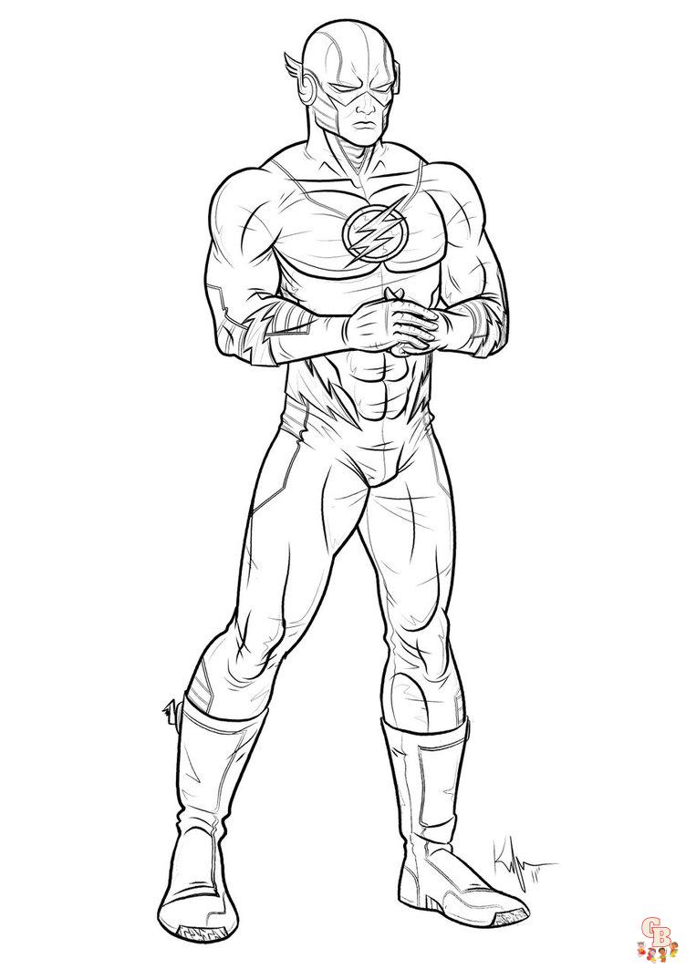 The Flash coloriage