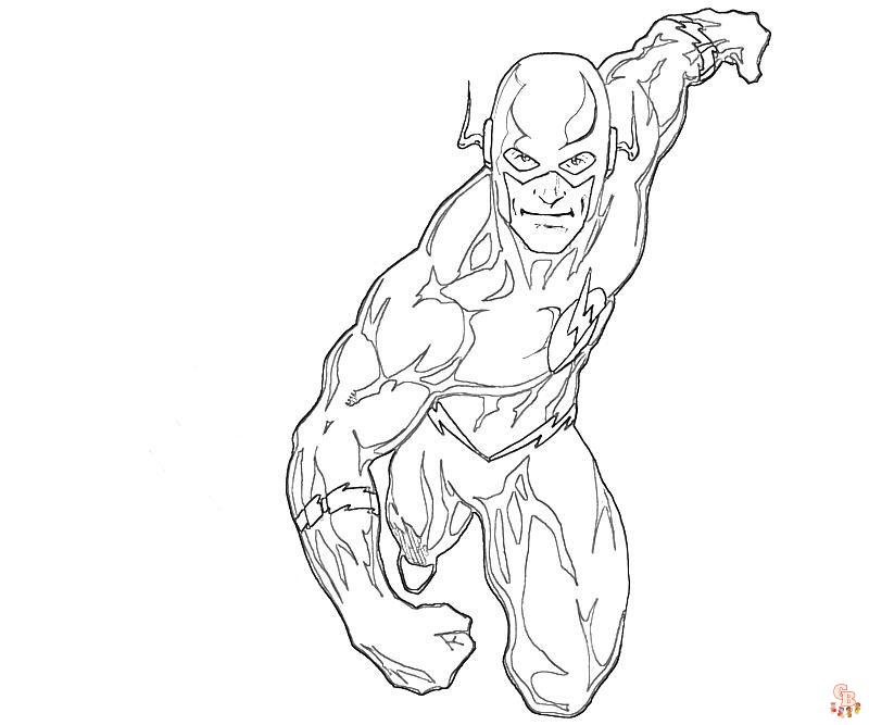 The Flash coloriage