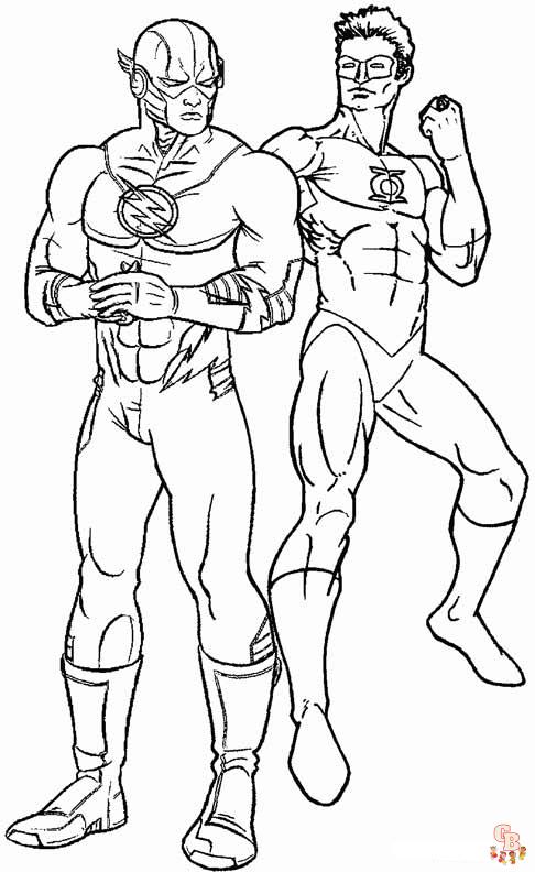 The Flash coloriage