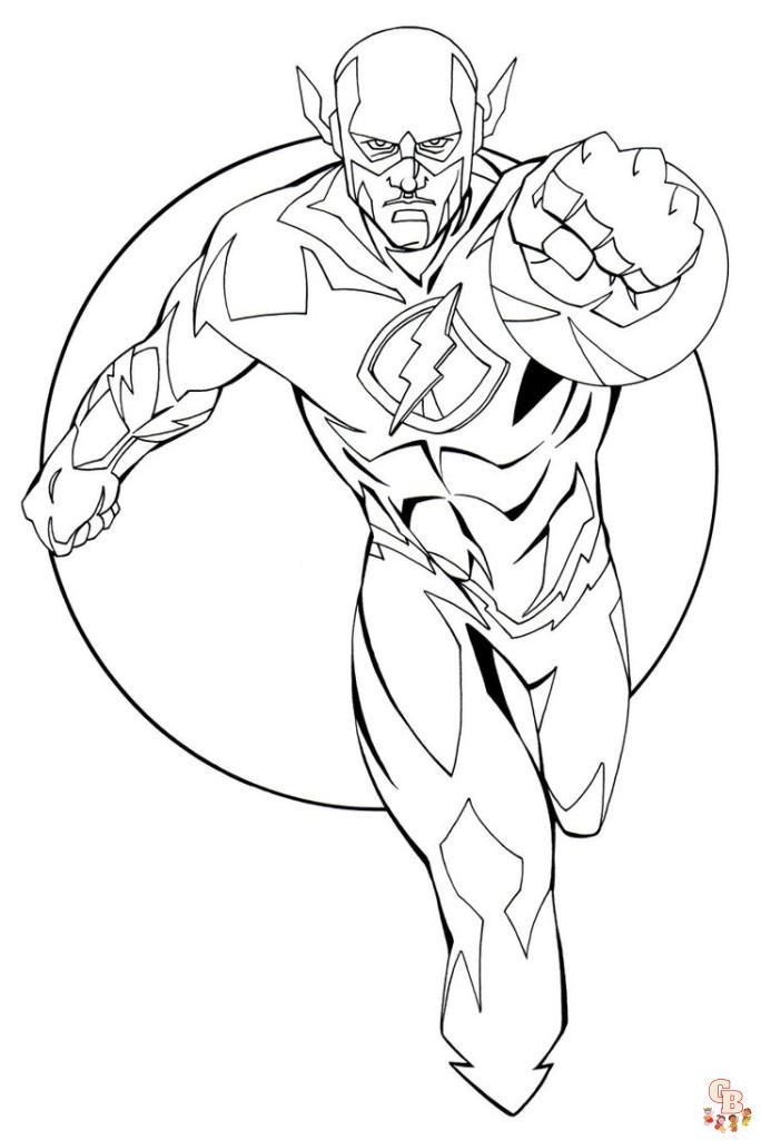 The Flash coloriage