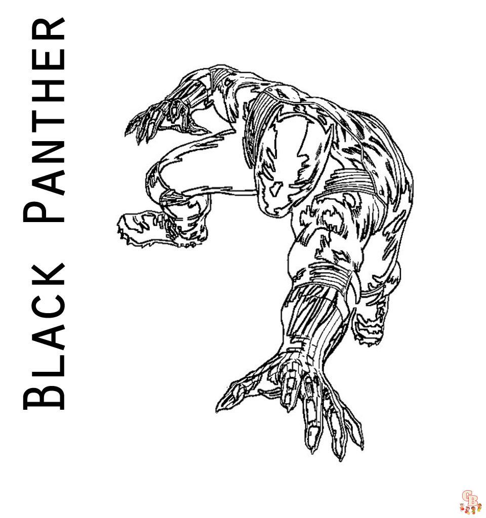 coloriage Black Panther