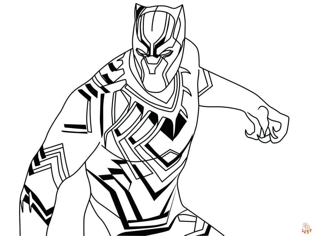 coloriage Black Panther