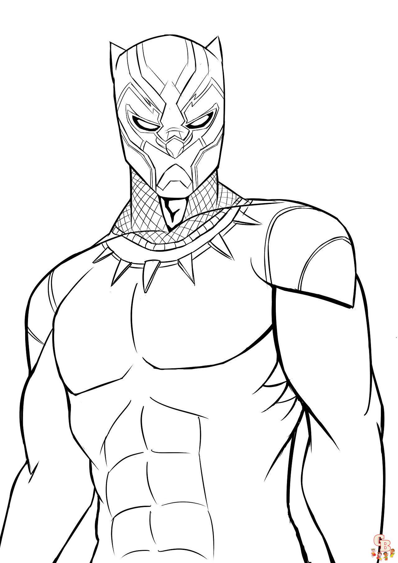 coloriage Black Panther