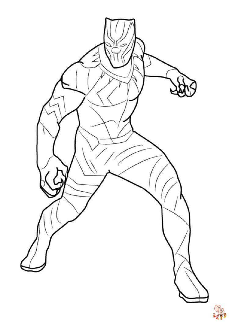 coloriage Black Panther