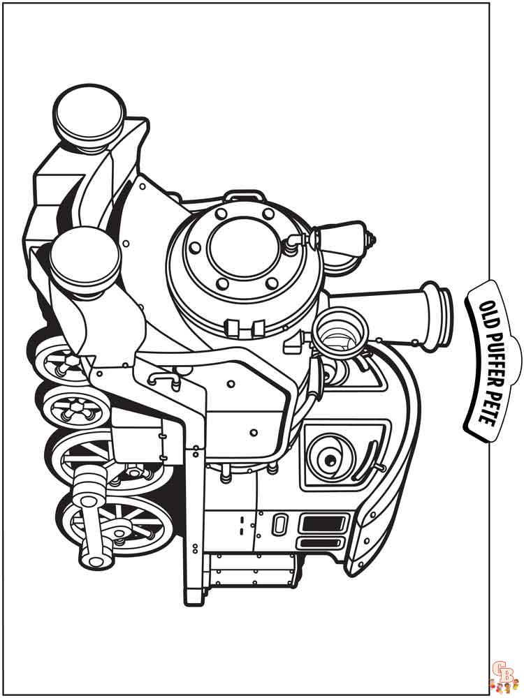 coloriage Chuggington