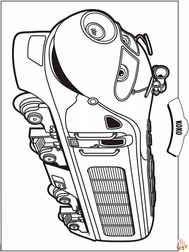 coloriage Chuggington