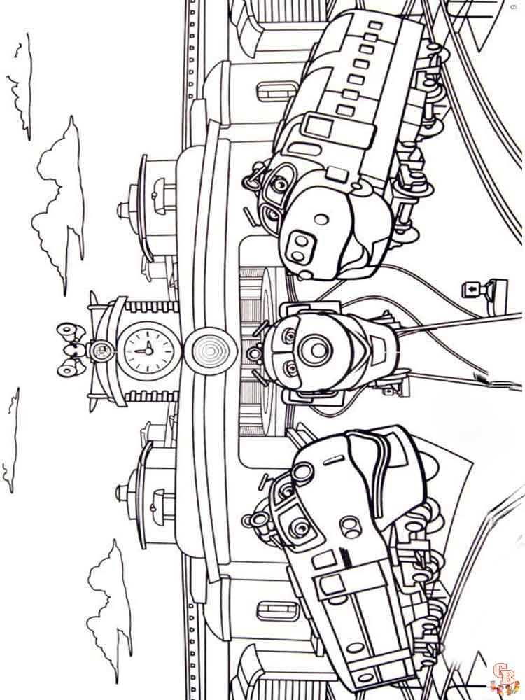 coloriage Chuggington