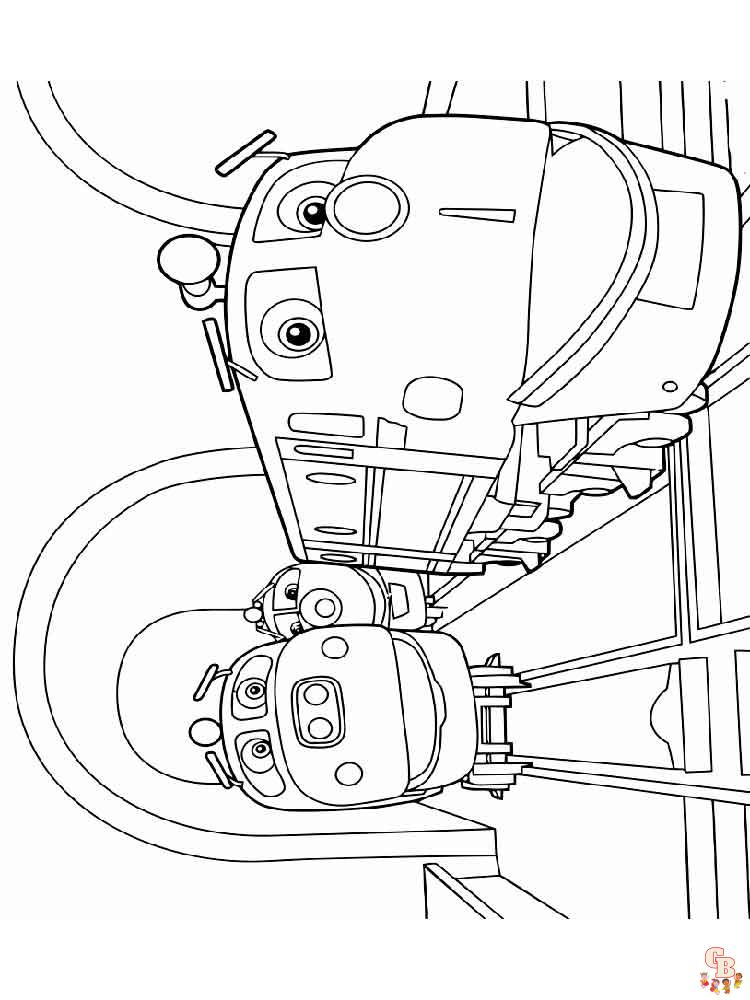 coloriage Chuggington