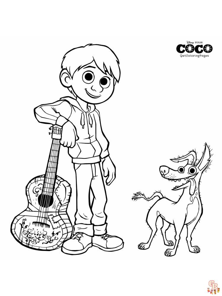 coloriage Coco